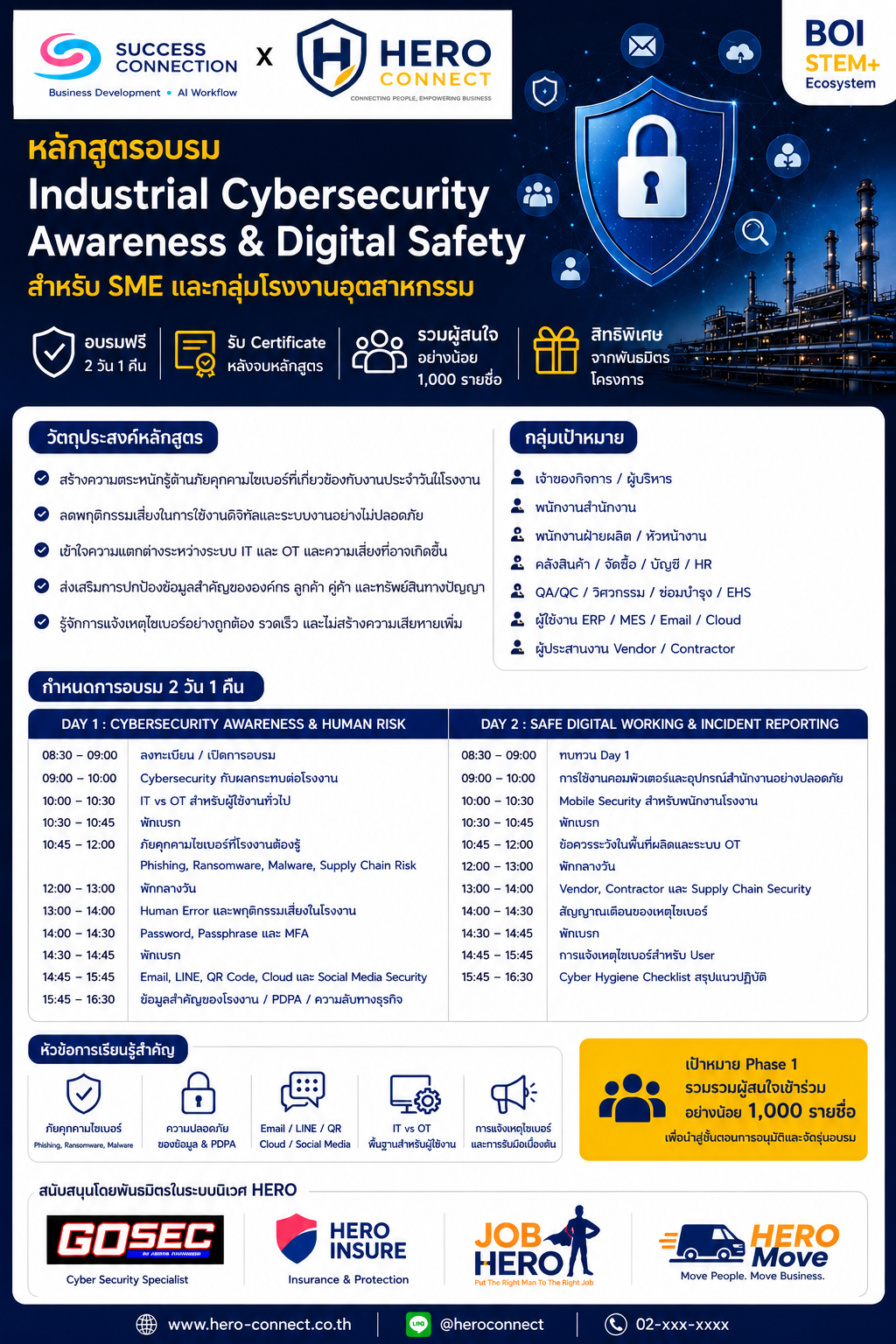 Industrial Cybersecurity Awareness & Digital Safety — Program Brochure